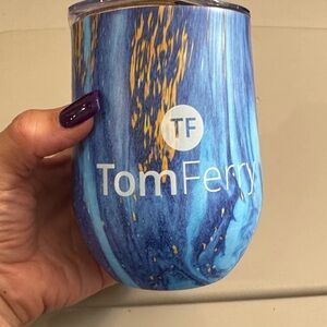 Tom Ferry Blue and Orange Tumbler